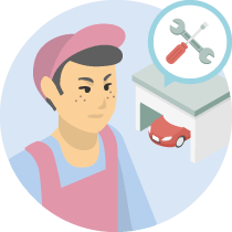 AXAパイロットガレージ（アクサ基準をクリアした修理工場）